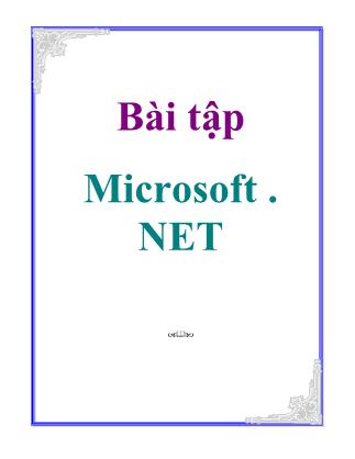 Bài giảng Tìm hiểu về Microsoft . NET Framework và sự khác biệt giữa VB.NET với VB6