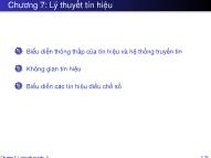 Cơ sở Lý thuyết Truyền tin-2004 - Chương 7: Lý thuyết tín hiệu - Hà Quốc Trung