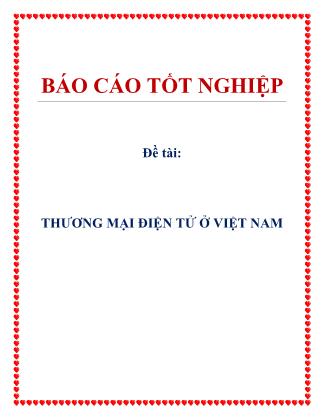 Đề tài: Thương mại điện tử ở Việt Nam