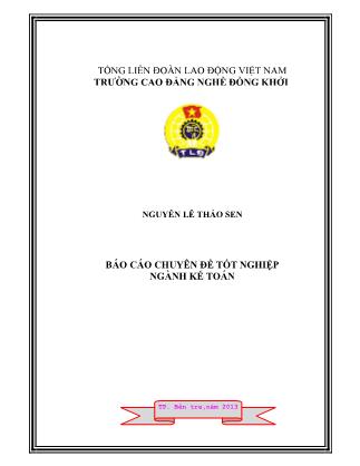 Kế toán tập hợp chi phí sản xuất và tính giá thành sản phẩm tại công ty TNHH Khởi Phát - Năm học 2010-2012 - Lê Thị Bích Vân