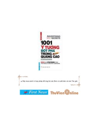 Bài giảng 101 ý tưởng đột phá trong Quảng cáo