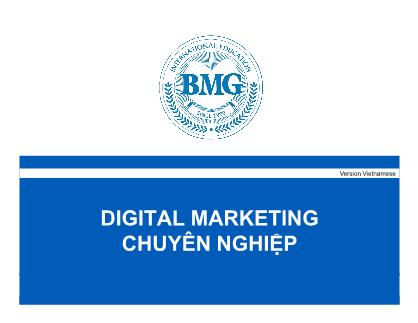 Bài giảng Digital Marketing chuyên nghiệp