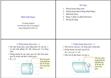 Bài giảng Định luật Gauss