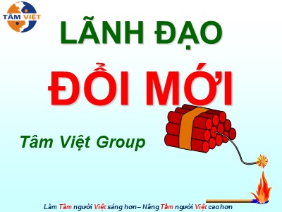 Bài giảng Lãnh đạo đổi mới