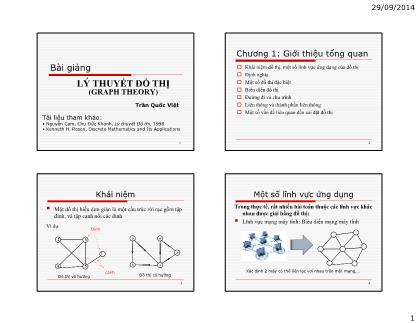 Bài giảng Lí thuyết đồ thị - Trần Quốc Việt