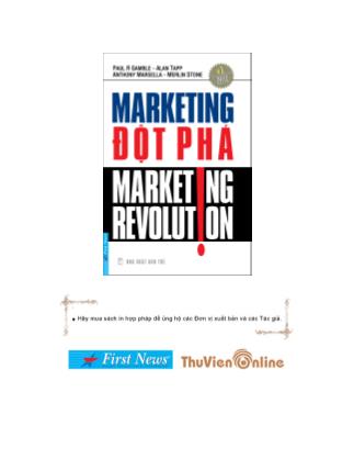 Bài giảng Marketing đột phá