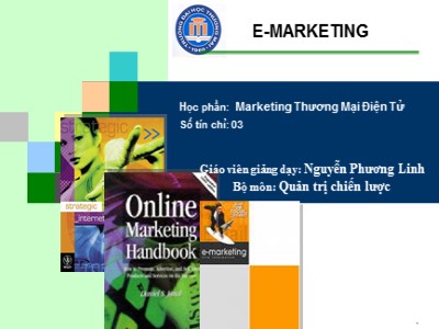 Bài giảng Marketing Thương mại điện tử - Nguyễn Phương Linh