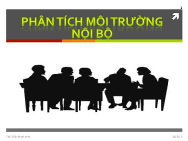 Bài giảng Phân tích môi trường nội bộ