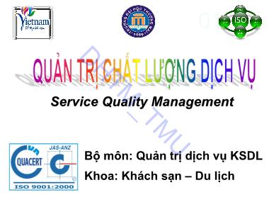 Bài giảng Quản trị Dịch vụ KSDL - Chương 3: Hệ thống phân phát dịch vụ