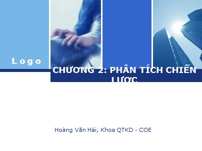 Bài giảng Quản trị kinh doanh quốc tế - Chương 2: Phân tích chiến lược