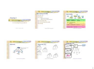 Bài giảng Thương Mại điện tử - Chương 3: Cơ sở hạ tầng thương mại điện tử