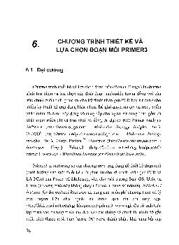 Bài giảng Tin - Sinh học - Chương 6: Chương trình thiết kế và lựa chọn đoạn mồi PRIMER3 - Ngyễn Văn Cách