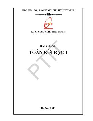 Bài giảng Toán rời rạc 1