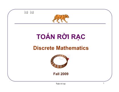 Bài giảng Toán rời rạc (Chuẩn kiến thức)