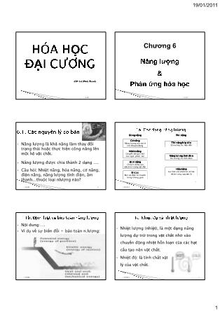 Bài giảng Viễn Thám - Chương 6: Năng lượng và phản ứng hóa học