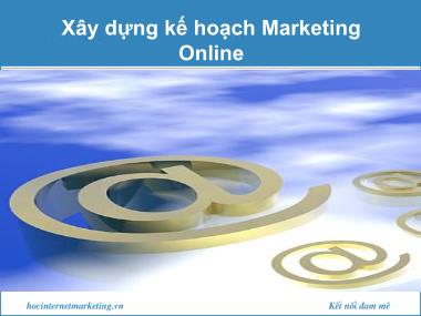 Bài giảng xây dựng Marketing Online