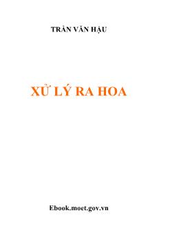 Bài giảng Xử lí ra hoa - Trần Văn Hậu