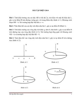 Bài tập điện 2014