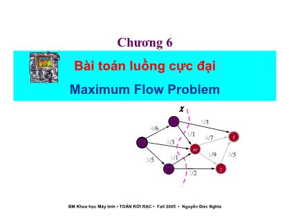 Bài toán luồng cực đại