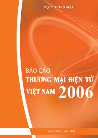 Báo cáo Thương mại điện tử Việt Nam năm 2006