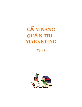 Cẩm nang Quản trị Marketing