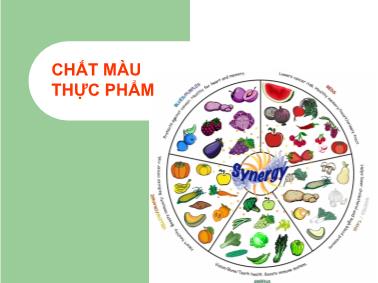 Chất màu thực phẩm