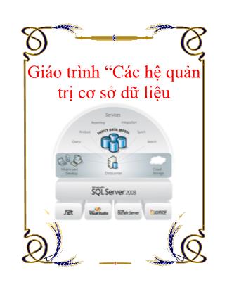 Giáo án Các hệ quản trị cơ sở dữ liệu (Chuẩn kiến thức)