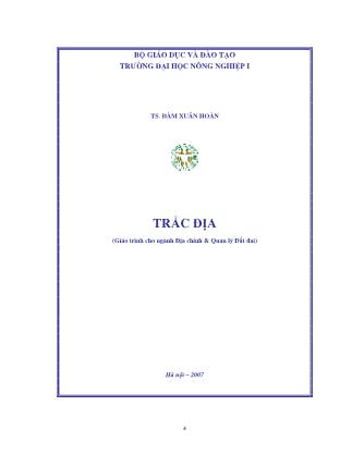 Giáo trình cho ngành địa chính & Quản lý Ðất đai