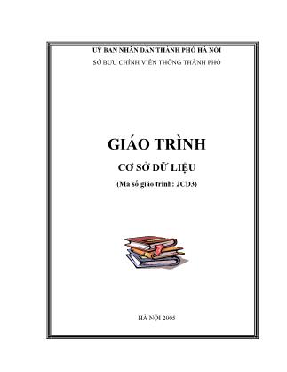 Giáo trình Cơ sở dữ liệu (Chuẩn kiến thức)