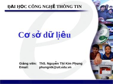 Giáo trình Cơ sở dữ liệu - Nguyễn Thị Kim Phụng