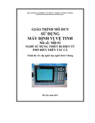 Giáo trình mô đun sử dụng máy định vị vệ tinh