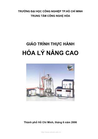 Giáo trình thực hành hóa lý nâng cao