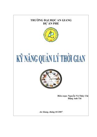 Kĩ năng quả lí thời gian - Nguyễn Vũ Thùy Chi