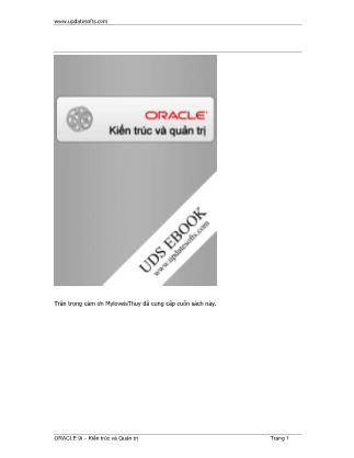 Kiến trúc và quản trị cơ sở dữ liệu Oracle