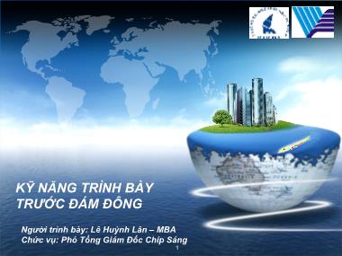 Kỹ năng trình bày trước đám đông - Lê Huỳnh Lân