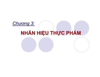 Nhãn hiệu thực phẩm