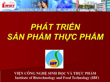 Phát triển sản phẩm thực phẩm