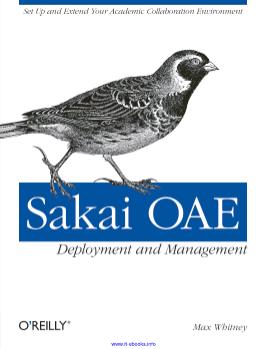 Sakai OAE Deployment and Management