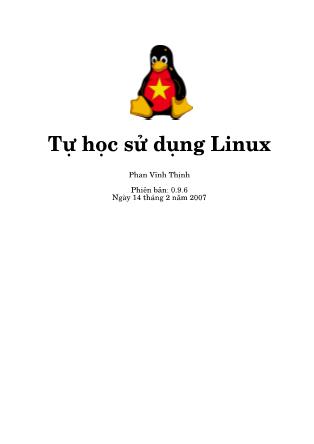 Tự học sử dụng Linux - Phan Vĩnh Thịnh