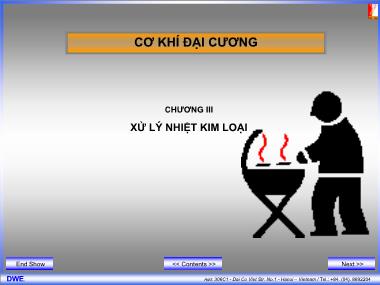 Bài giảng Cơ khí đại cương - Chương 3: Xử lí nhiệt kim loại