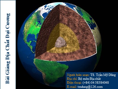 Bài giảng Địa chất đại cương - Trần Mỹ Dũng