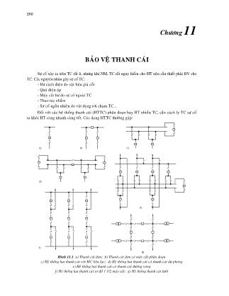 Bài giảng Điện tử Công suất - Chương 11: Bảo vệ thanh cái