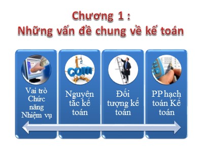 Bài giảng Kế toán - Chương I: Những vấn đề chung về kế toán