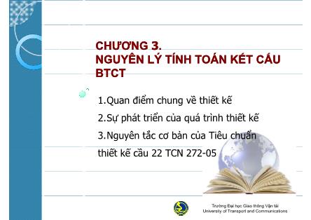 Bài giảng Kết cấu bê tông cốt thép - Chương 3: Nguyên lí tính toán kết cấu BTCT - Đào Sỹ Đán