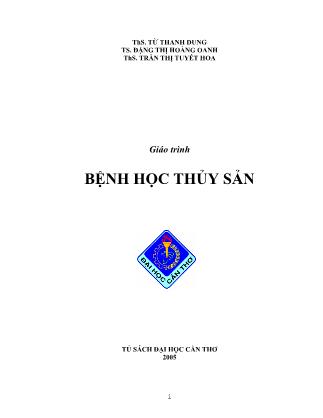 Giáo trình Bệnh học thủy sản