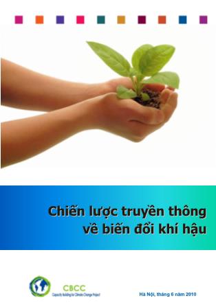 Giáo trình Chiến lược truyền thông về biến đổi khí hậu