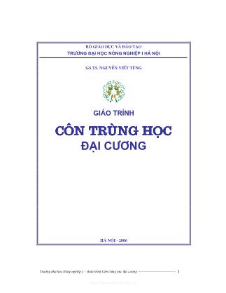 Giáo trình Côn trùng học đại cương - Nguyễn Viết Tường