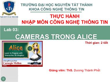 Giáo trình Công nghệ thông tin - Bài 3: Nhập môn công nghệ thông tin