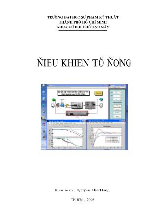 Giáo trình Điều khiển tự động - Nguyễn Thế Hùng