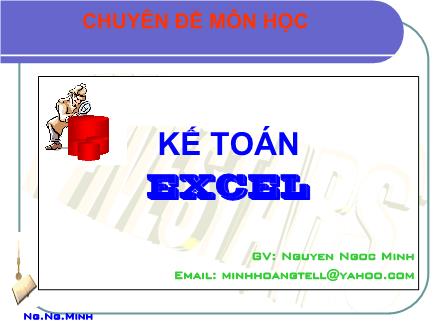 Giáo trình Kế toán Excel-Ribon - Nguyễn Ngọc Minh